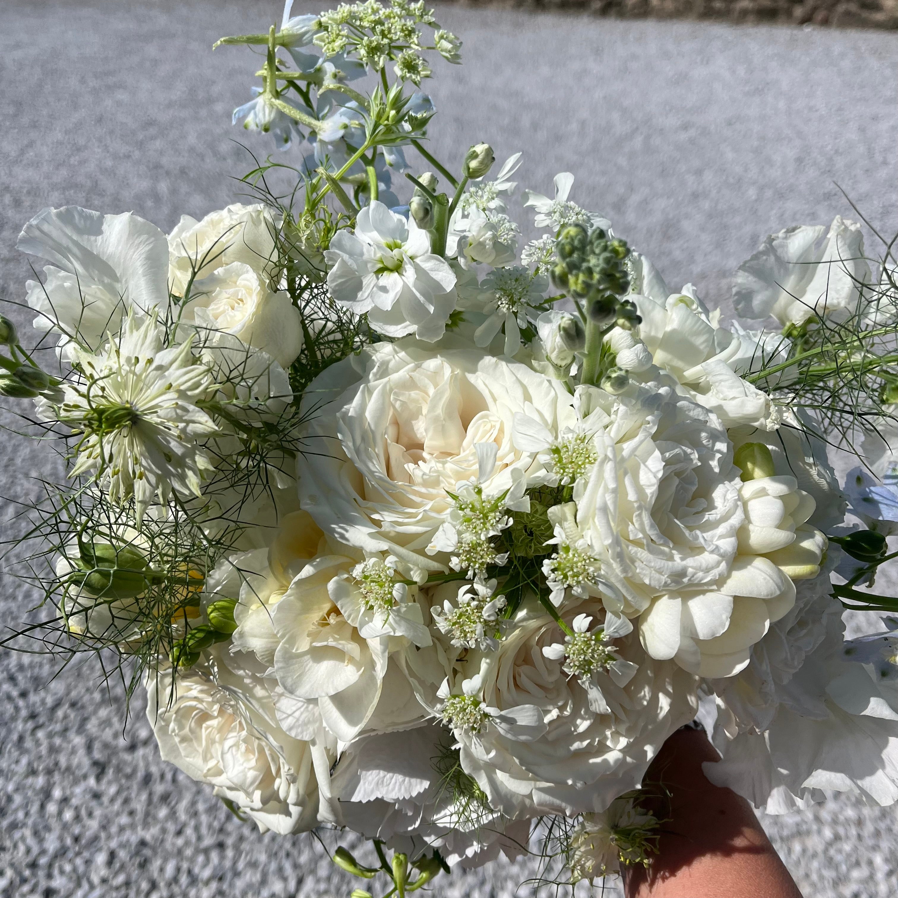 Real life wedding:  The Tithe Barn, Bolton Abbey